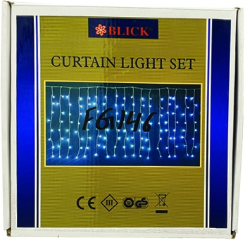 192-Bulb Curtain Lights, 7.5m