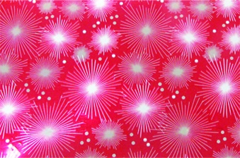 10m x 70cm Foil Gift Wrap - Red/Silver