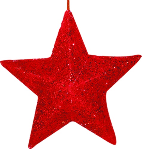 3D Sisal Star, 38cm