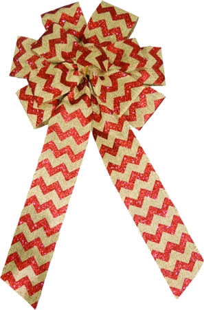 Fabric Tree Top Bow, 50cm