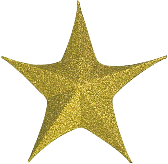 Collapsible Fabric Star, 95cm
