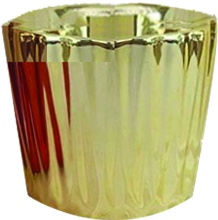 10.5cm x 10cm Electro Pot - Gold