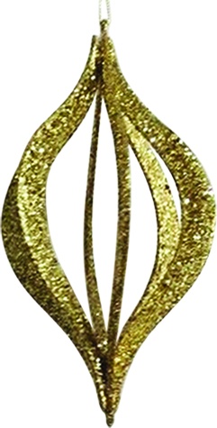 Glittered 3D Onion, 20cm