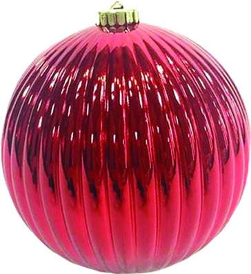 10cm Shiny Pumpkin - Red