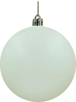 8cm Matte Ball - White