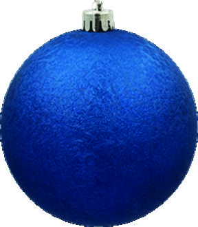 10cm Crinkle Ball - Blue