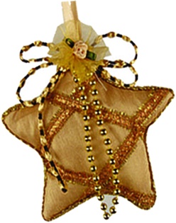 10cm Ornamental Star - Copper