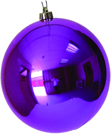 10cm Shiny Ball - Purple