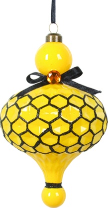 Glittered Finial, 15cm