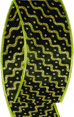 Glittered Satin Ribbon, 9.1m