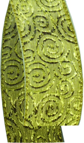 Glittered Satin Ribbon, 9m