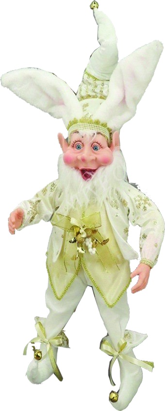 36" Plump Elf - White