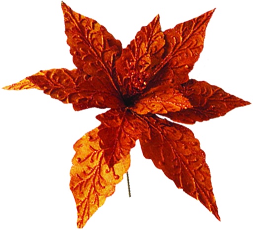 Glittered Poinsettia, 50cm