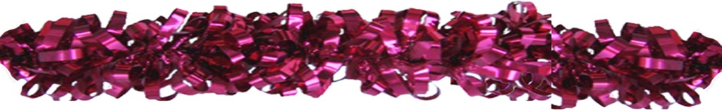 4.5m Curly Ribbon Garland - Red