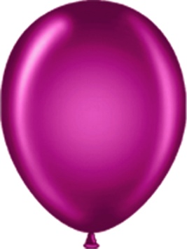 30cm Biodegradable, Helium-Quality, Plain Balloons - Metallic Burgundy