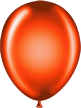 30cm Biodegradable, Helium-Quality, Plain Balloons - Standard Orange