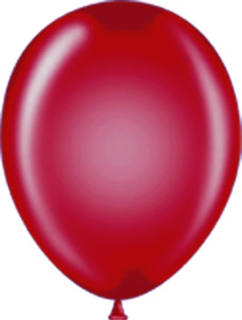 30cm Biodegradable, Helium-Quality, Plain Balloons - Standard Red