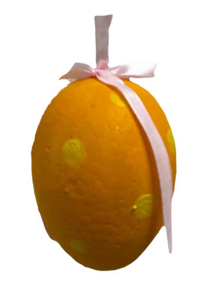 12cm Easter Egg - Orange