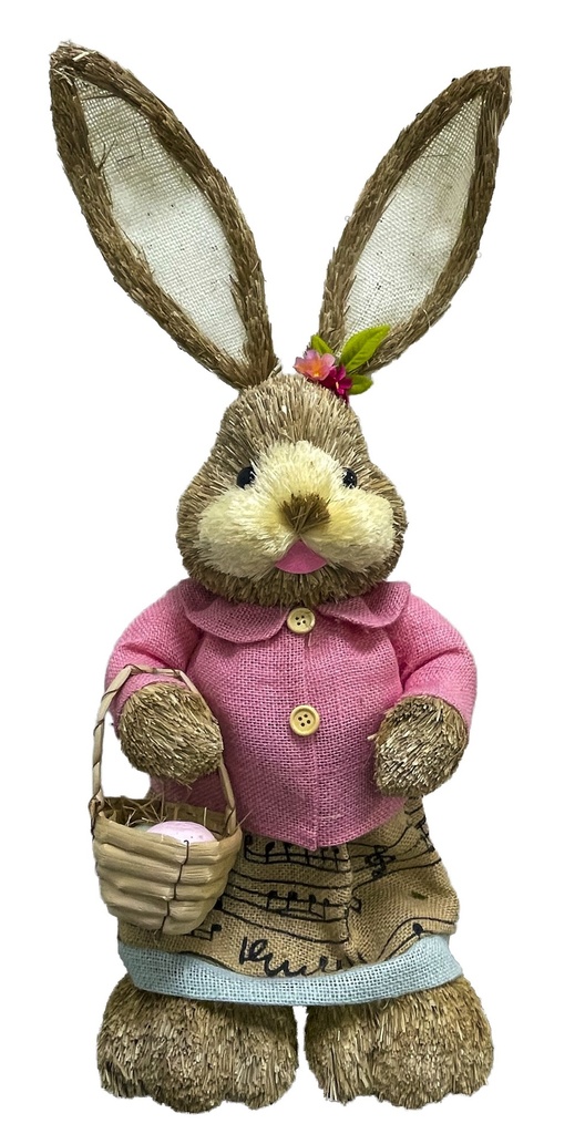 65cm Rabbit with Basket