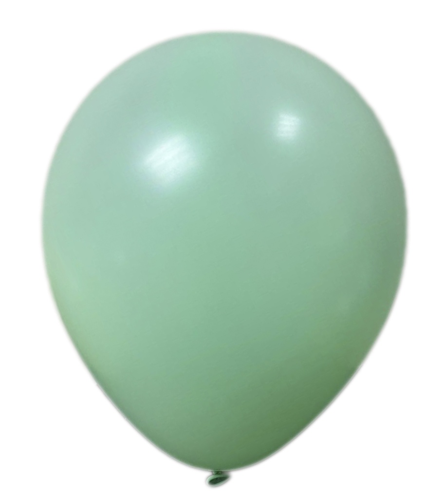 12" Helium Quality Pastel Balloons - Green
