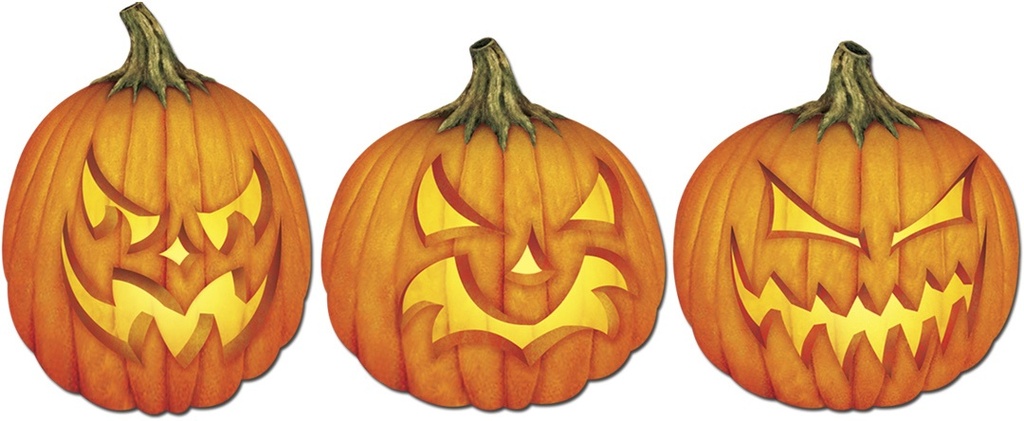 35cm Scary J-O-L Cutouts
