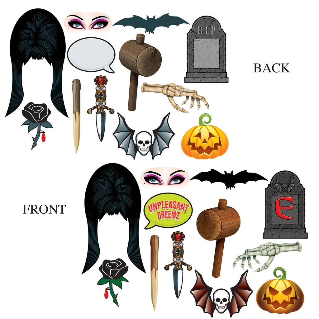 Elvira Photo Fun Signs 7" - 16" printed 2 sides w/ different designs
