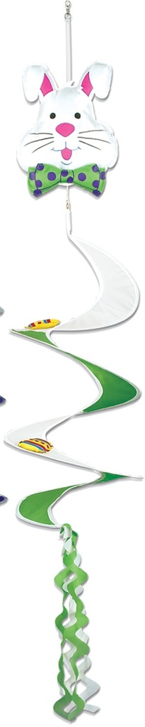 1m Easter Bunny Wind-Spinners - Multicolour