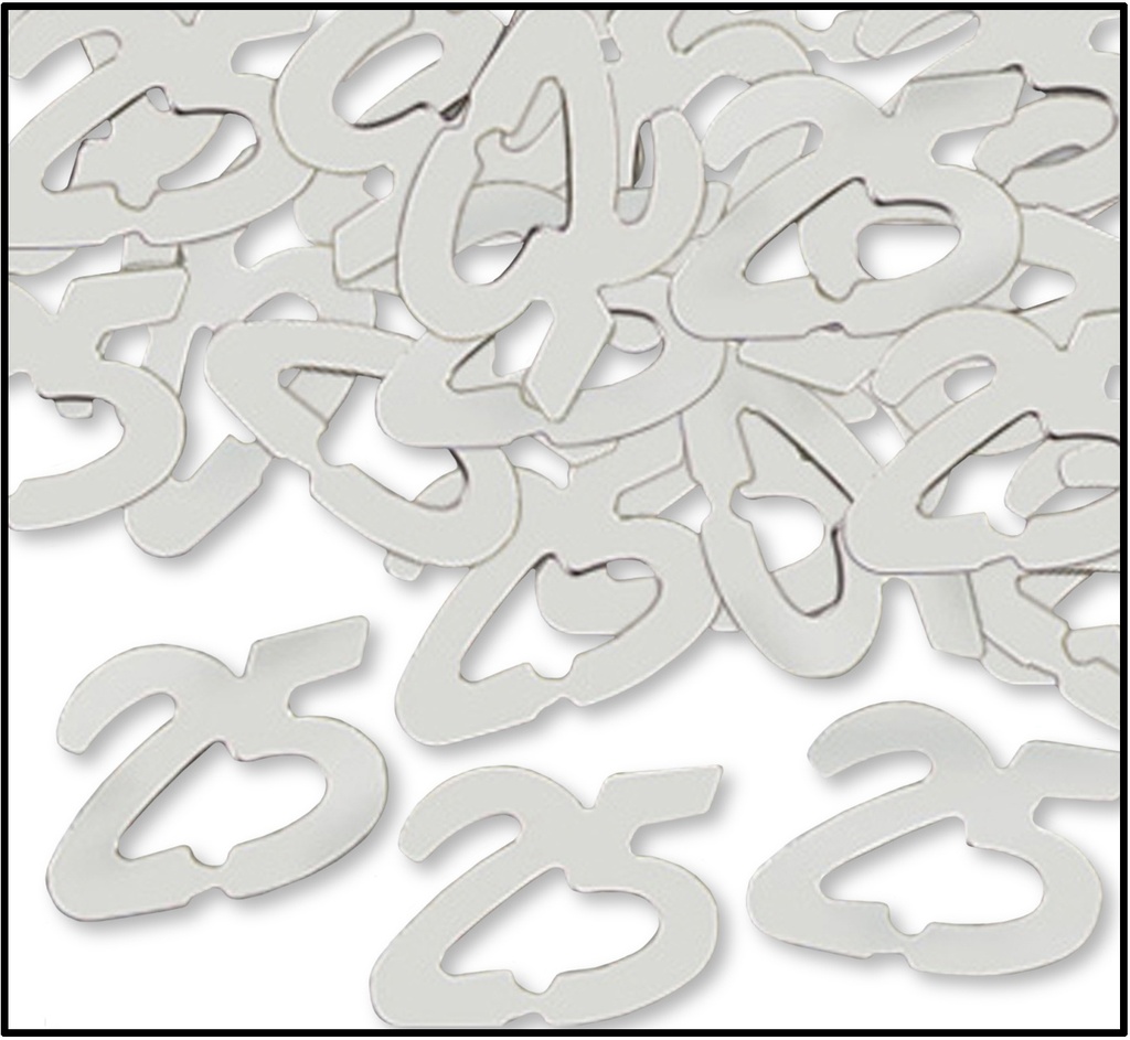 14g Fanci-Fetti Silhouettes - Silver