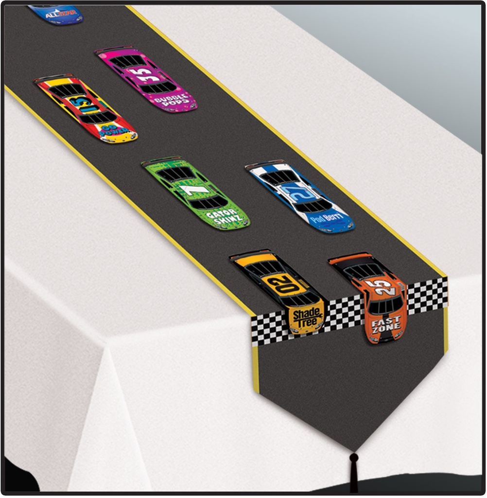 1.8m x 28cm Printed Racing Table Runner