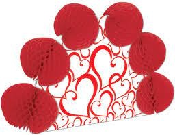 25cm Valentine Pop-Over Centerpiece