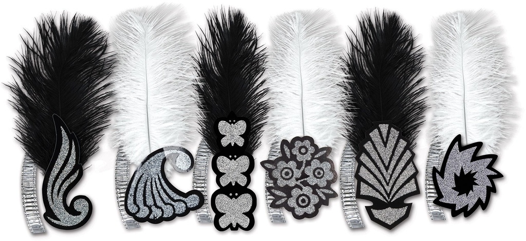 Black & White Roaring 20'S Tiaras