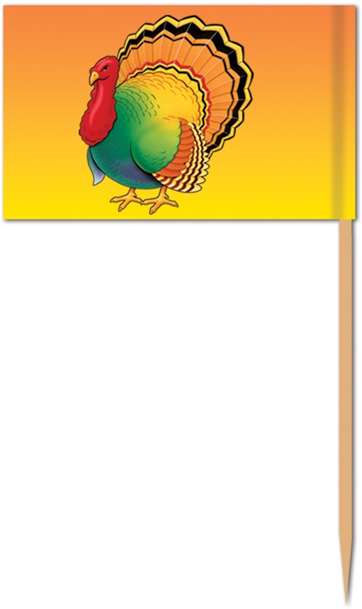 6.5cm Turkey Picks