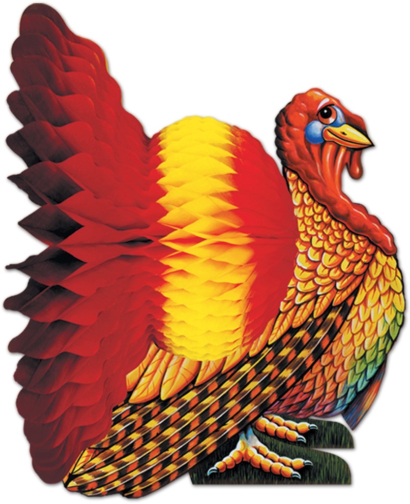30cm Tissue Turkey Centrepiece
