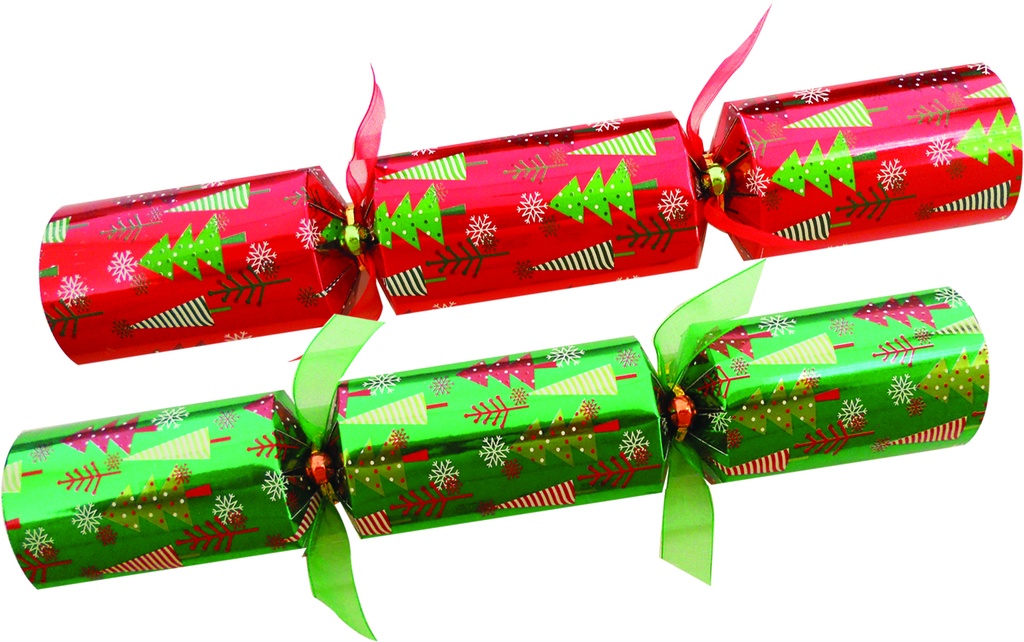 12" Classical Crackers - Red/Green