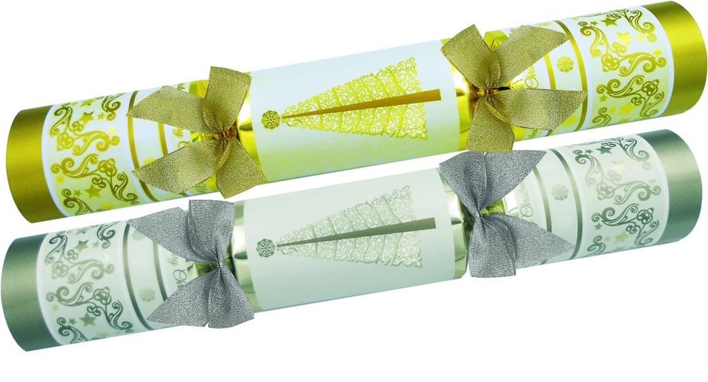 12" Classic Crackers - Gold/Silver