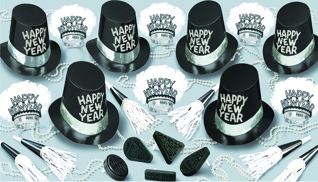 Tuxido-Nite Assortment for 50 - Black/Silver