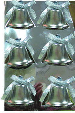 4.5cm Bells - Silver