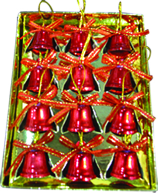 2.6cm Bells - Red