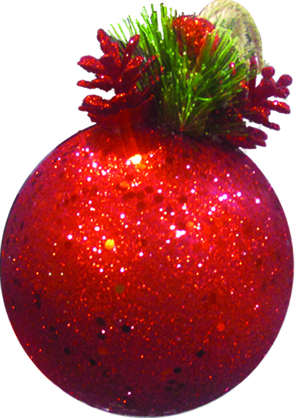 15cm Decorative Ball - Red