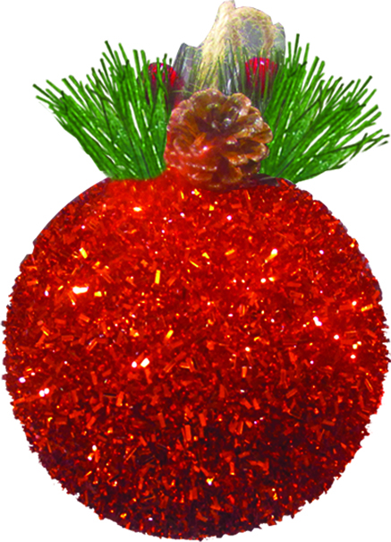 10cm Decorative Ball - Red