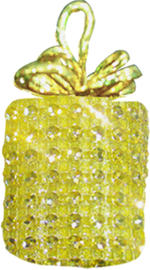 10cm Gift Box - Gold