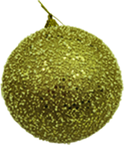20cm Foam Specked Ball - Champagne