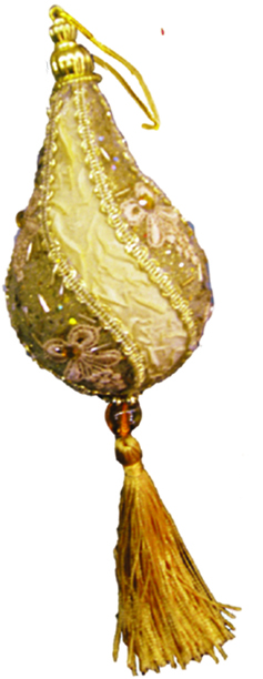 10CM DROPLET 2 tone - Gold