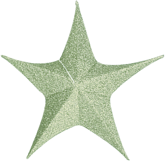 Collapsible Fabric Star, 55cm