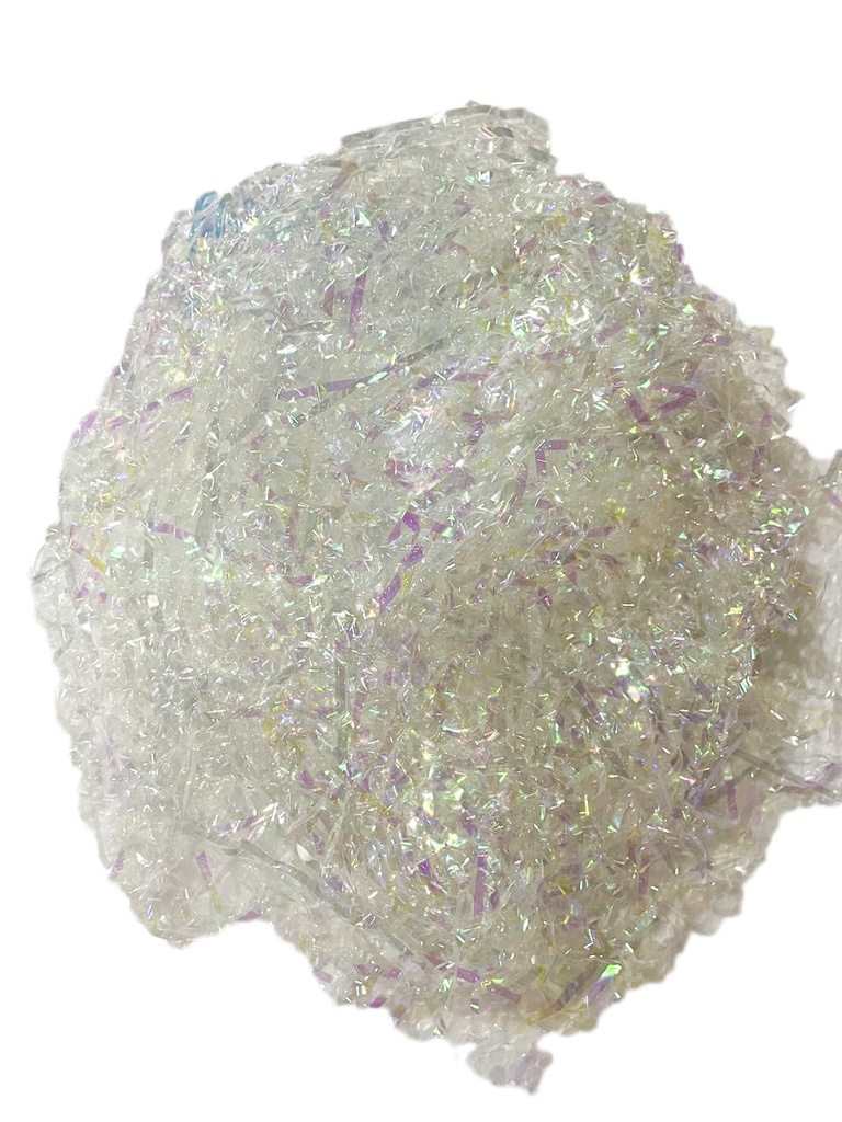 Plastic Shreds Metallic Strands - Opalescent