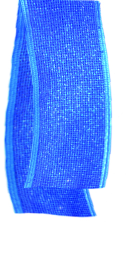 6cm x 9.1m Hemmed Ribbon - Blue