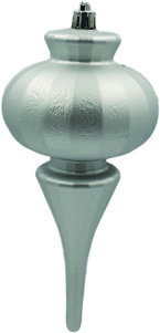19cm  Matte Gourd - Silver