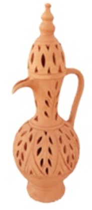 65cm High Traditional Arabic Clay Pot