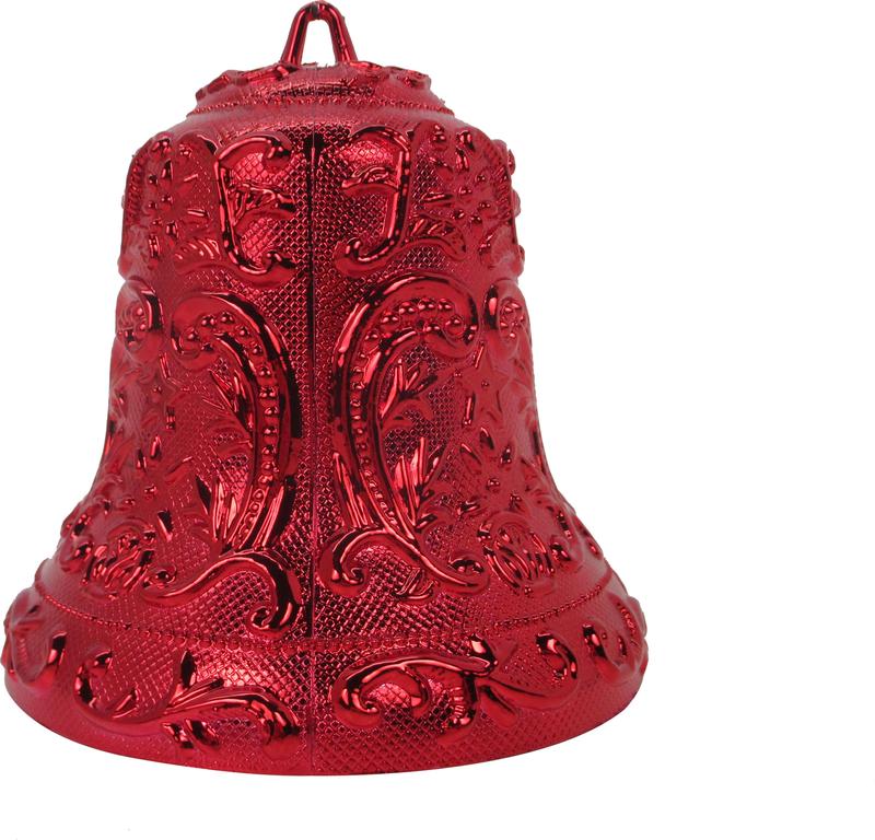15cm Flower Bell - Red