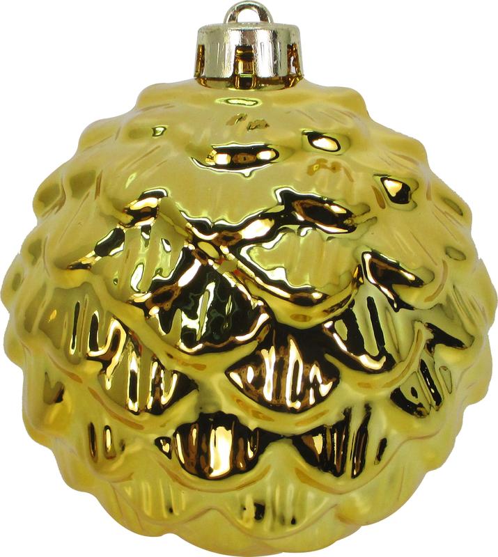 Shiny Pinecone Ball, 12cm